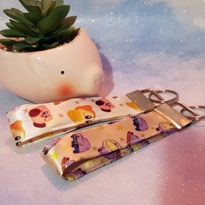Kirby Keyrings, Satin, Fabric, Fob, Car, Cone, Waddle Dee