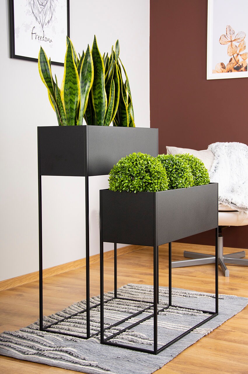 Planter U60 Long Black Etsy UK