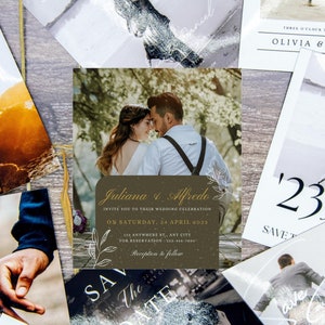 Save the date with photo Magnet, Custom Personalized Save our Date Fridge Wedding Magnet, Photo for Wedding Invitations, photo save the date