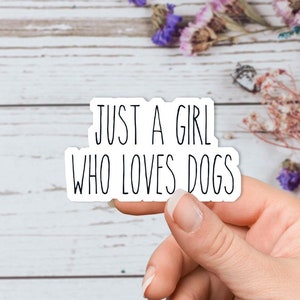 Dog lover waterproof sticker, laptop sticker, planner sticker, tumbler sticker, sarcastic sticker, water bottle sticker, funny sticker