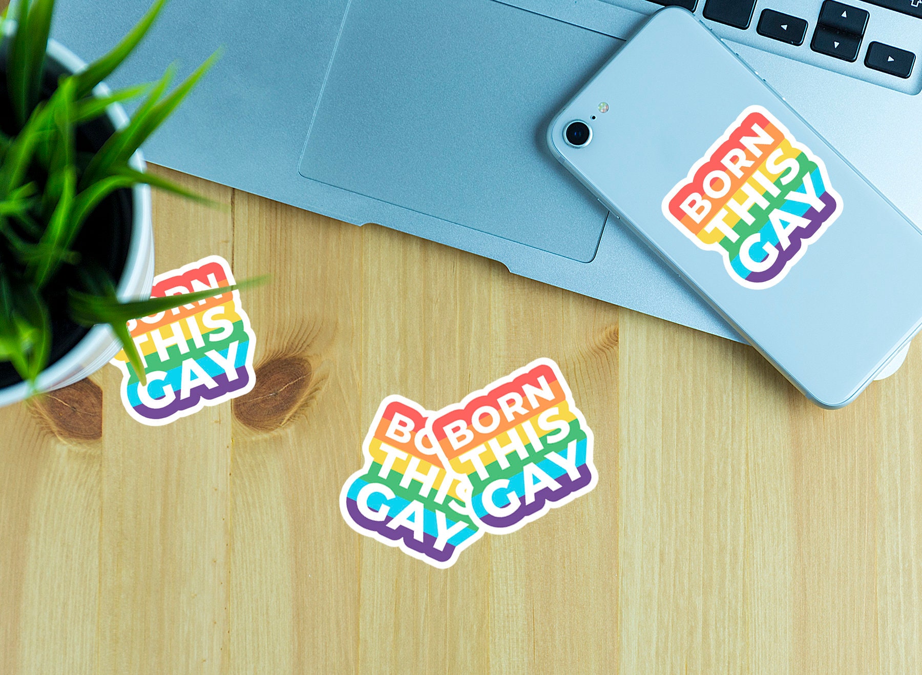 Pride Sticker Gay Sticker LGBTQ Sticker Pride Laptop Etsy