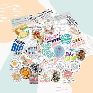 Motivational Sticker Pack: Waterproof Inspirational Stickers