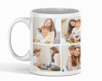 Christmas Custom photo mug, Personalized Photo Mug, Photo Collage Mug, Personalized Photo Gift, Customizable Mug, Custo Coffee Mug