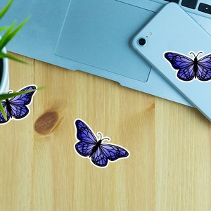 Butterfly Sticker, Aesthetic Stickers, Minimalist, Waterproof, Laptop Stickers, Hydroflask Stickers, VSCO, water bottle sticker image 4