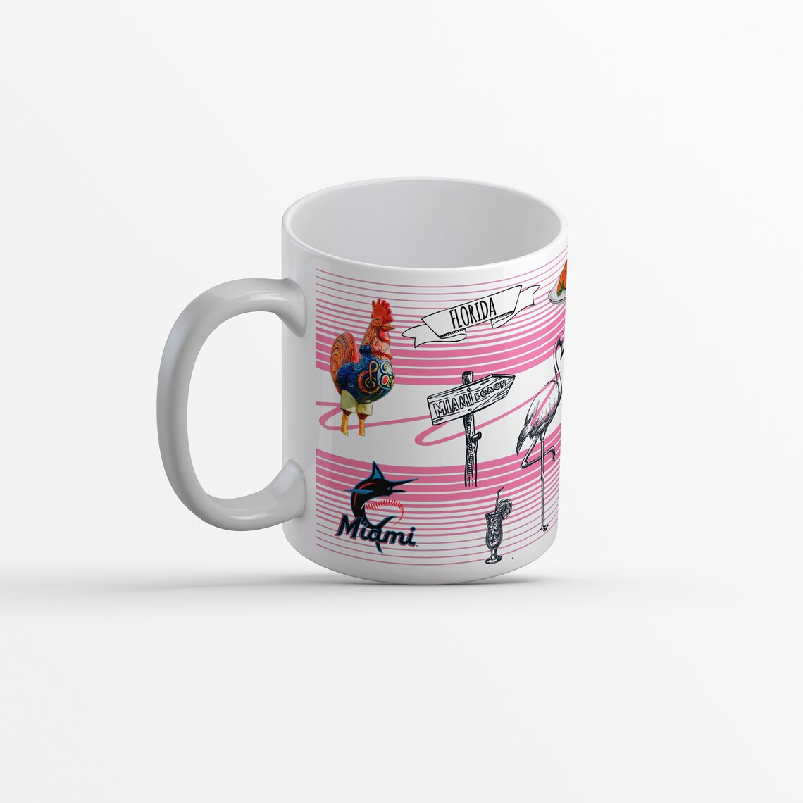 Miami mug gift Unique Miami souvenir mug unique souvenir Etsy