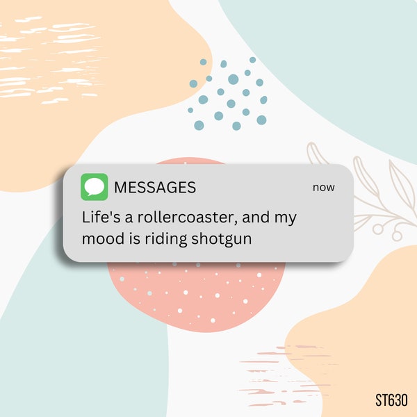 Life's a rollercoaster sticker, sarcastic quotes, sassy sticker, Laptop stickers, sarcastic water bottle stickers, sarcastic tumbler sticker