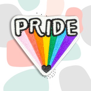 Gay pride patch, Gay patch Embroidered , LGBTQ patch, Transgender Iron On patch, Backpack patch, hat iron on patch, LGBTQ rainbow patch