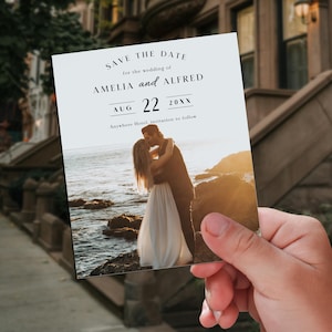Photo Save the Date Magnet, Custom Personalized Save our Date Fridge Wedding Magnets, Photo for Wedding Invitations, photo save the date