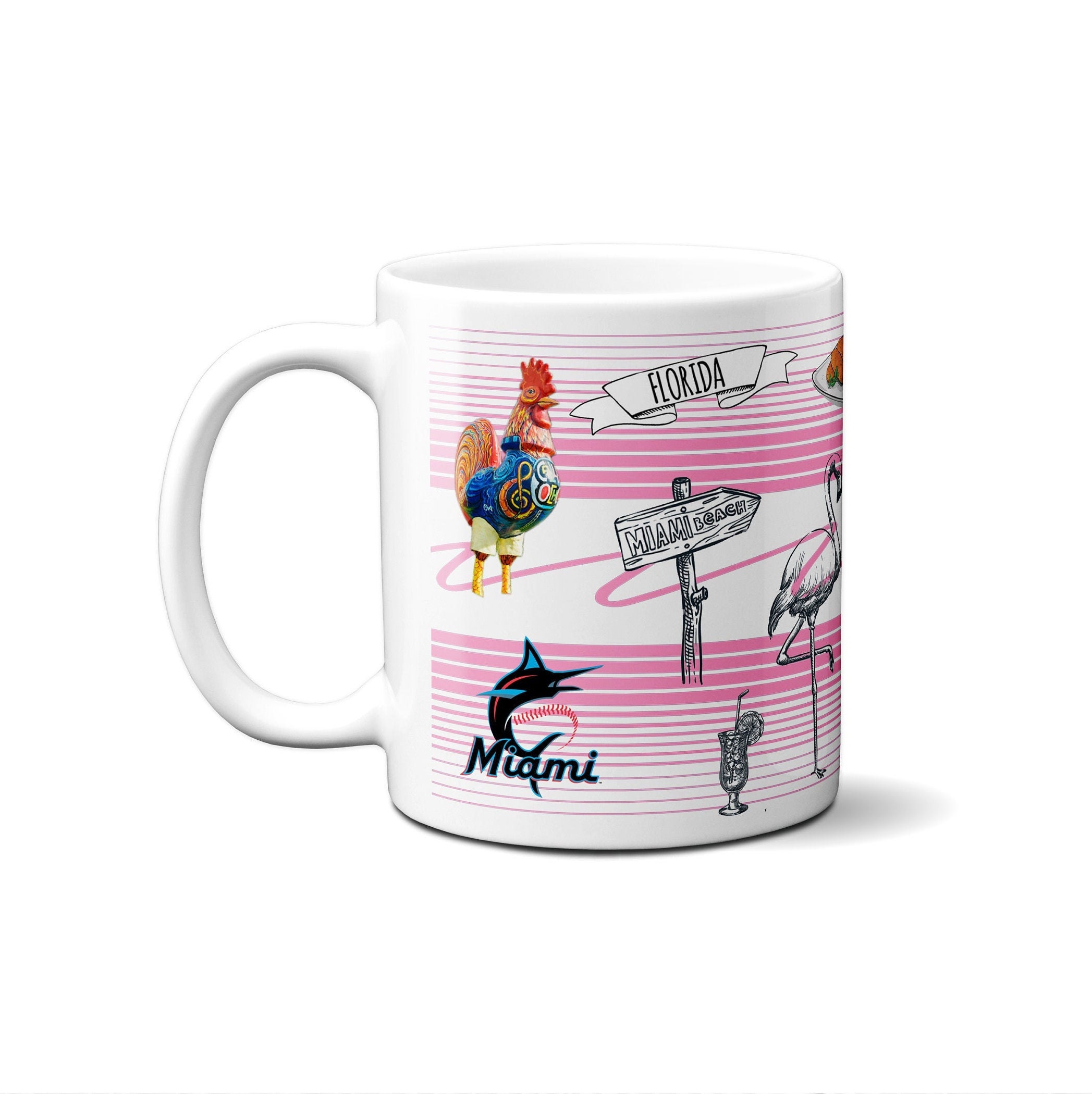 Miami Mug Gift Unique Miami Souvenir Mug Unique Souvenir Etsy