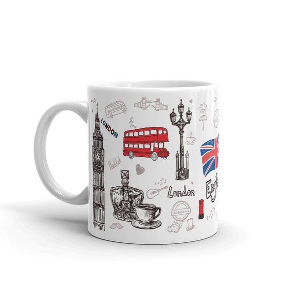 Souvenir gift mug,  London souvenir mug, London lover mug, traveler mug gift, london tourist gift mug, London Icon Mug, mug souvenir gift