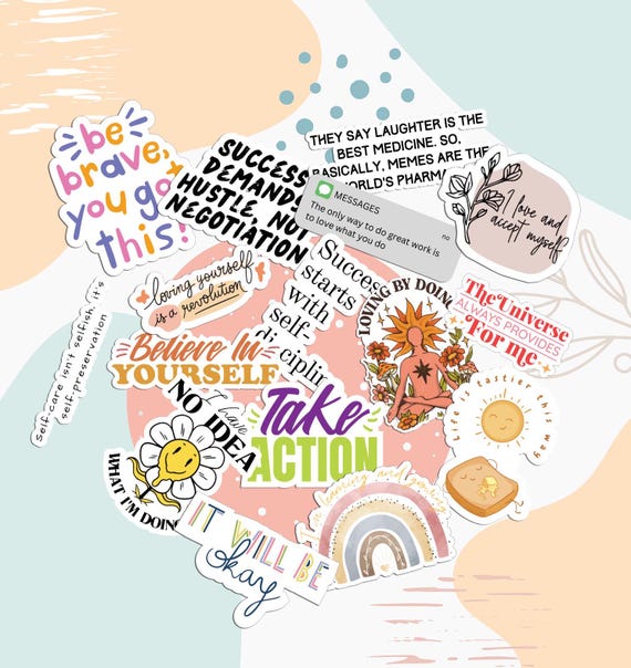 Sesunbla Lot De 110 Autocollants Chrétiens Bohèmes, En Vinyle Imperméable, Parfaits Pour Bouteilles D'eau, Ordinateur Portable, Scrapbooking, Skateboard