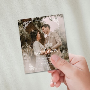 Custom Wedding Invitation Magnet, Custom Personalized Save our Date Fridge Wedding Magnet, Photo for Wedding Invitations, party invitation