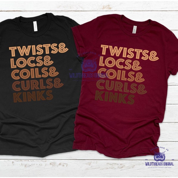 Twists, Locs, Coils Natural Hair Tee