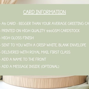 10th Anniversary Personalised Fact Card 2016 - Happy 10th Wedding Anniversary tin | Mum and Dad | Couples card Anniverasry for Him for Her image 5
