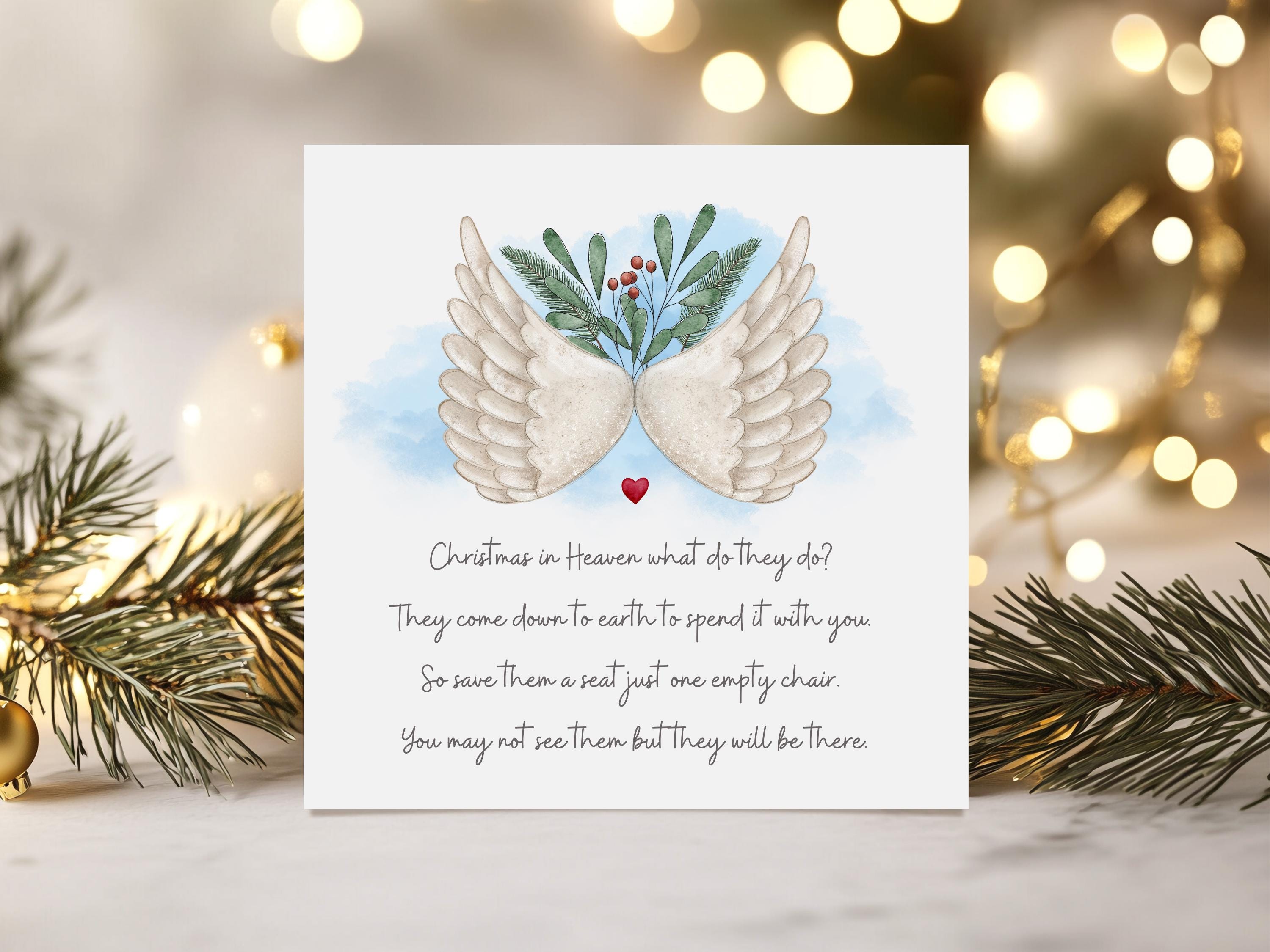 Missing Mom in Heaven Cards UK