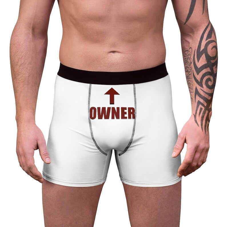 OWNER Boxer Gift For Him Funny Underwear Funny Boxer Etsy