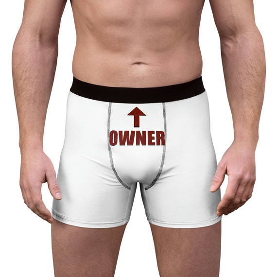 OWNER Boxer, Gift for Him, Funny Underwear, Funny Boxer, Men's Boxer Briefs  