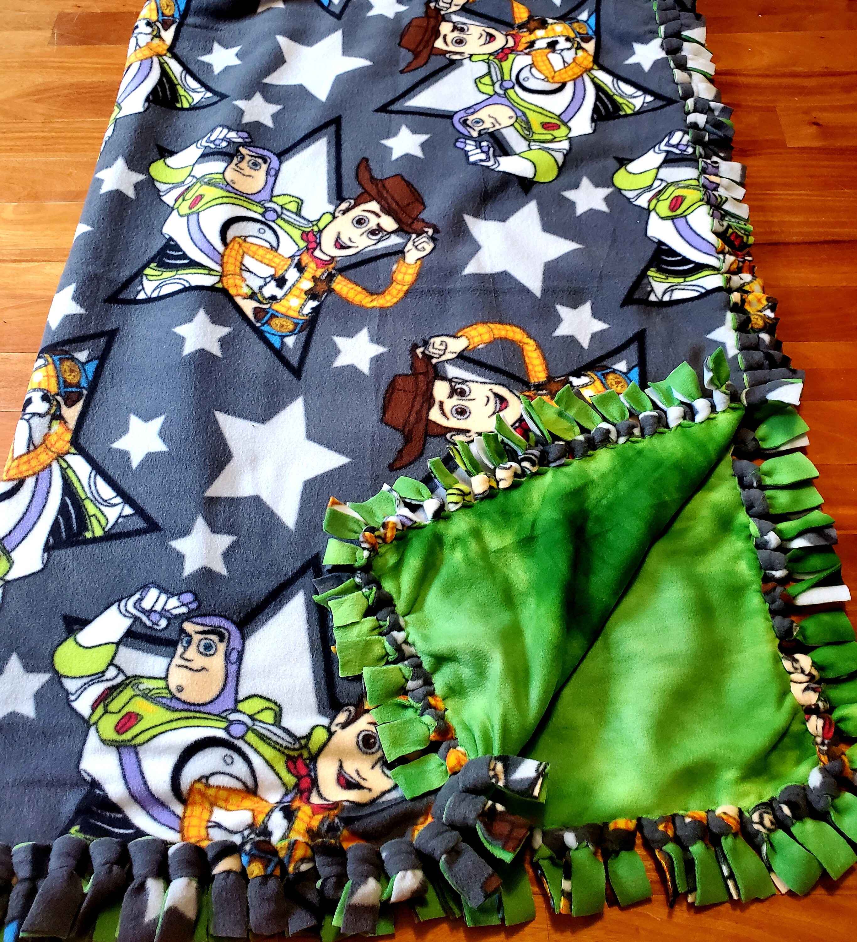 Fleece Knot Blanket Etsy