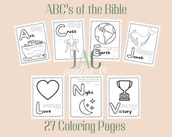 ABC&#39;s of the Bible Coloring Book