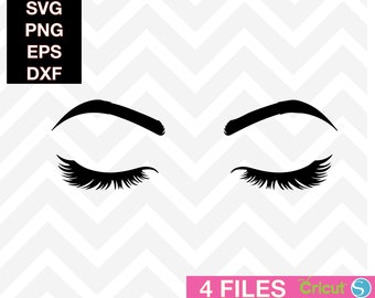 Download Free Eyelashes Svg Etsy SVG Cut Files