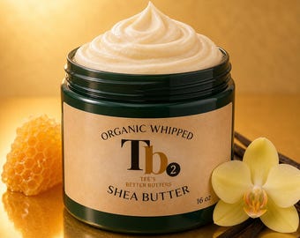 Whipped Body Butter– Shea, Cocoa, Mango – 1 lb Family Size, 60+ Scents