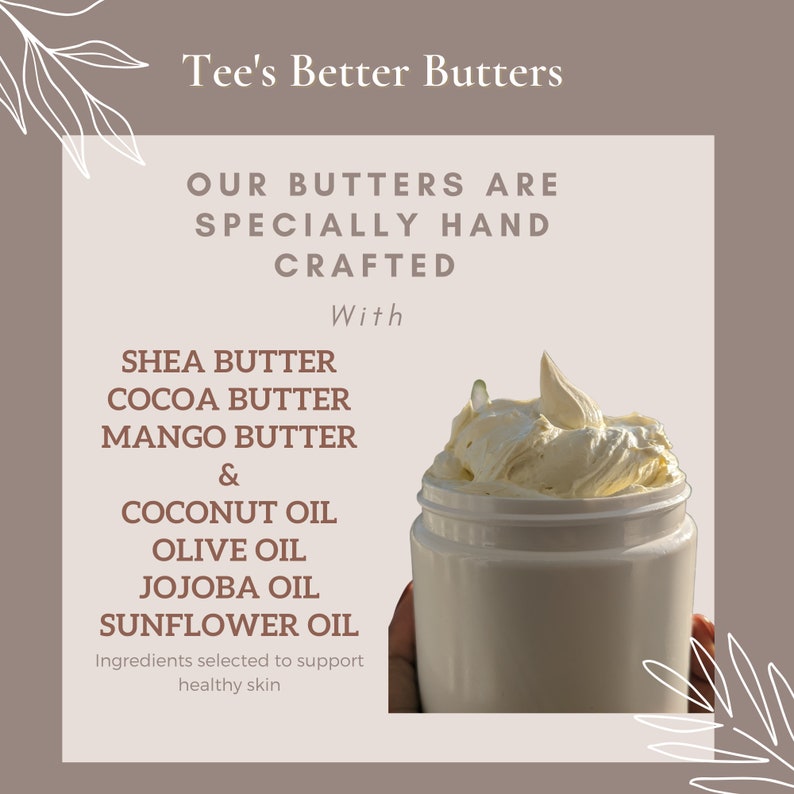 Blackowned Organic Whipped Body Butter Includes Sheamango Etsy