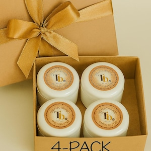 Jumbo Self-Care Gift Set | Organic Body Butter for Dry Skin | All-Natural Skincare | Shea, Cocoa & Mango Butter | Black Owned Beauty