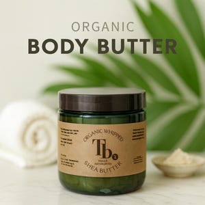 All Sizes-Organic Whipped Body Butter | Shea • Cocoa • Mango | Vegan, Nut-Free, Handmade Skincare Free Samples!