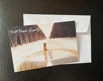 50枚のメモカード ペットのお悔やみカード