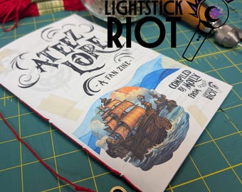 Ateez Lore Zine 34 Pages Hand-Sewn Atiny Booklet