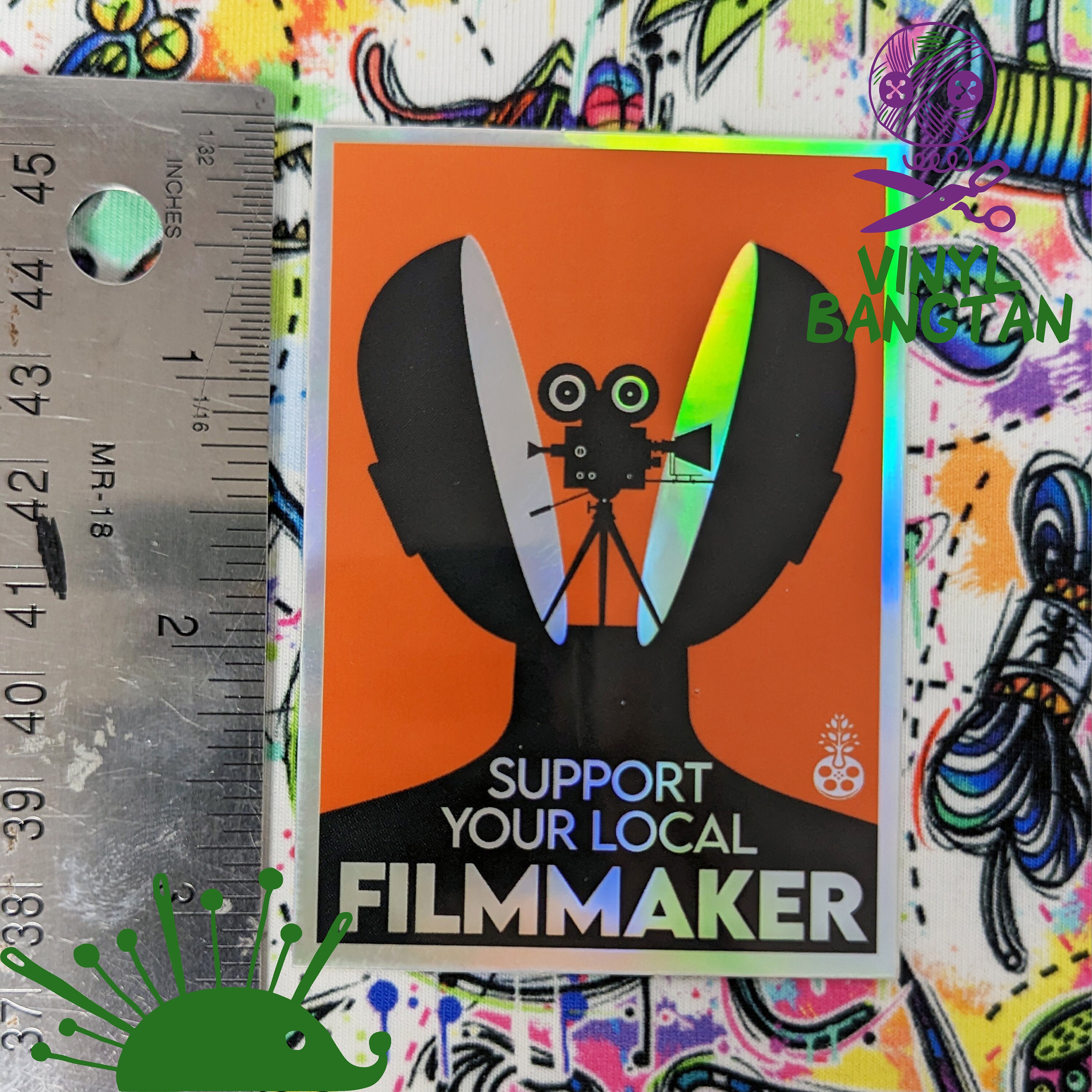Filmmaker Sticker Pack - 6 Sticker Set - Film Impact Georgia - Etsy