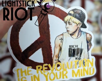 Matte Sticker "G-Dragon Crooked" 3-inch - Original Design