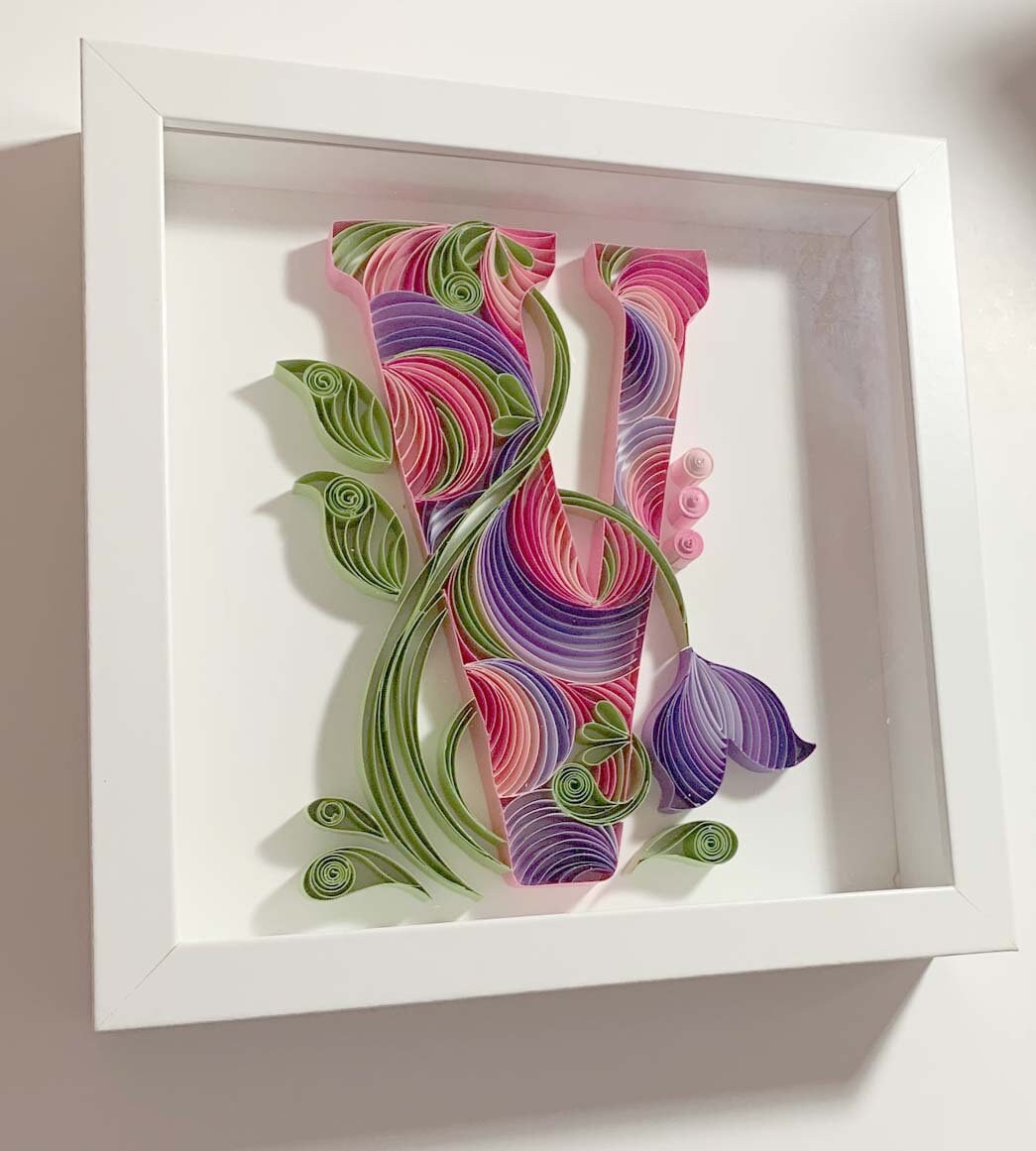 Custom Quilling Art, Home Décor, Custom Quilling Art, Paper Quilling Art, Personalized Gift, Gifts, Handmade Gifts, Valentine's Gift