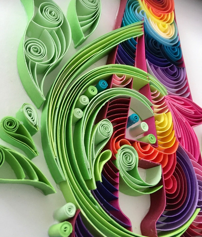 Quilling Art Wall Decor Wall Art Personalized Gifts Etsy