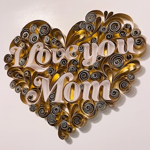 Custom Quilling Art, Home Décor, Custom Quilling Art, Paper Quilling Art, Personalized Gift, Gifts, Handmade Gifts, Art on Paper Gift