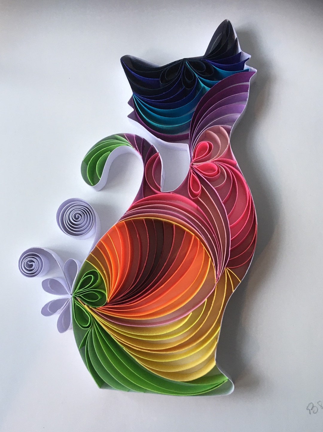 Customized Quilled, Gifts for Him or Her, Handmade Gifts, Birthday Gifts, Wall Art, Nursery