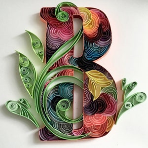 Custom Quilling Art, Home Décor, Custom Quilling Art, Paper Quilling Art, Personalized Gift, Gifts, Handmade Gifts, Valentine&#39;s Gift
