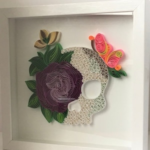 Paper art, Quilling, Wedding sign, 1st anniversary gift, Wedding, Birthday gift, home decor, Wall art, Modern, Quilling wall decor art