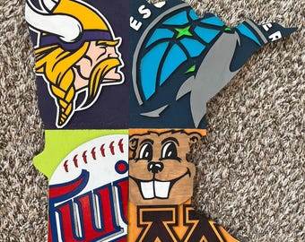 Vikings Twins MN Golfer and Wolves Digital File | Minnesota Sports Supporter Design