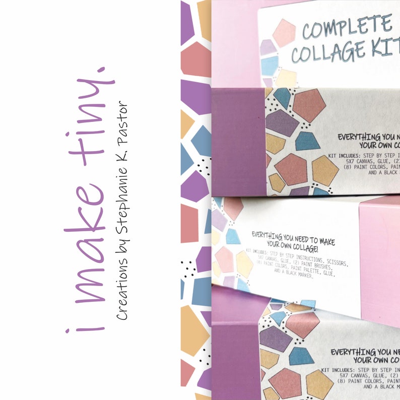 Vcollage Kit DIY Complete Collage Kit - Etsy