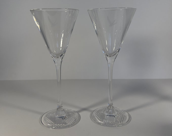 Grey Goose Martini Glasses set of 2 Etsy