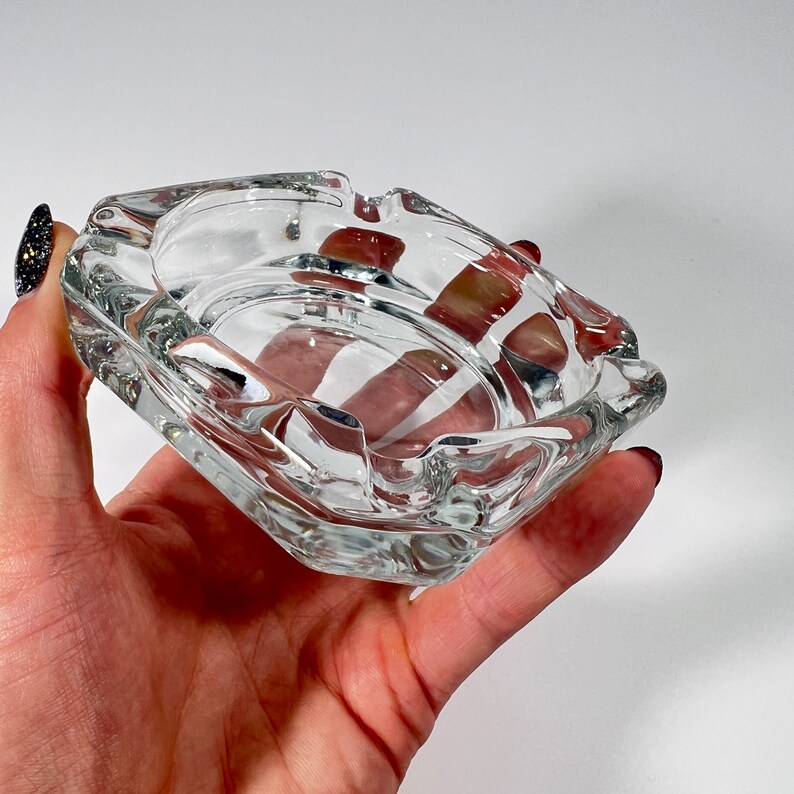Libbey Glass Vintage Ashtray Etsy