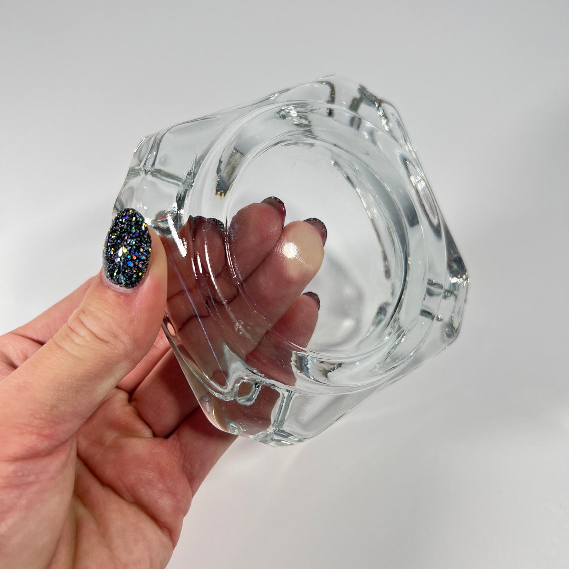 Libbey Glass Vintage Ashtray Etsy