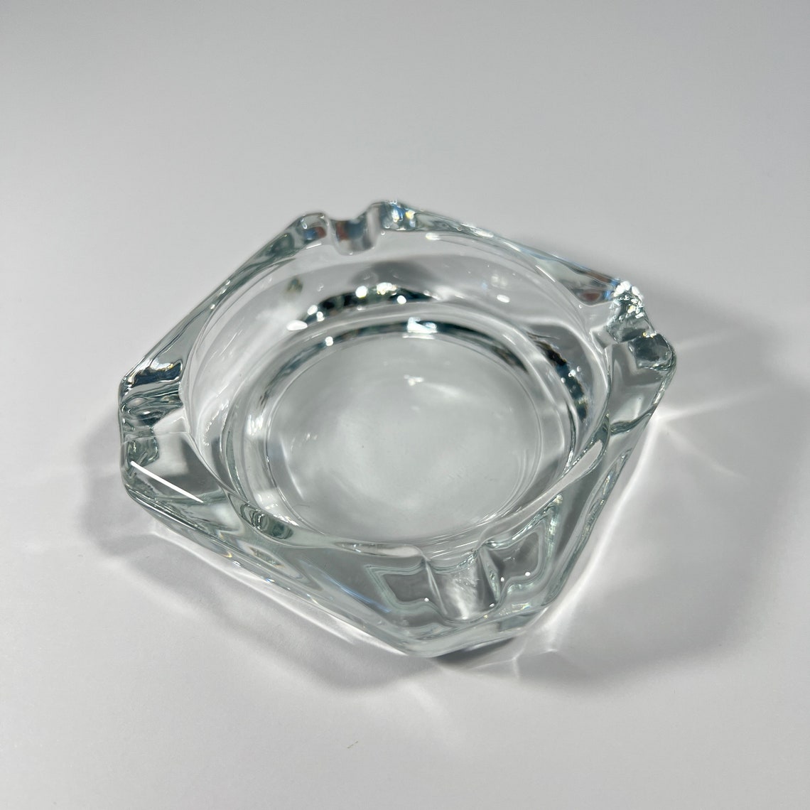 Libbey Glass Vintage Ashtray Etsy