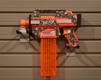 Nerf Rapidstrike Uzi (Green, Red, and Silver)