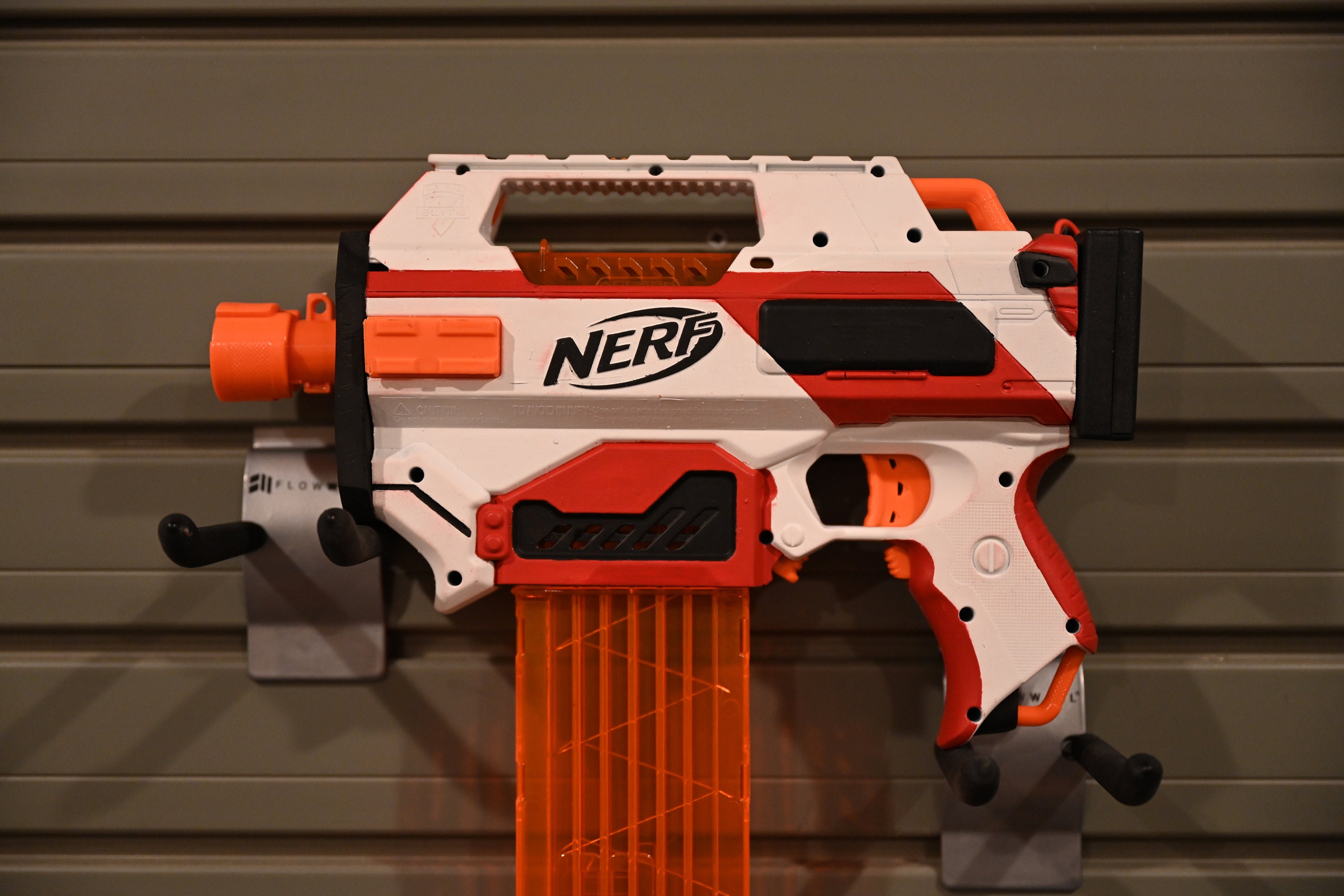 Nerf Rapidstrike Uzi (white, Red, and Black) - Etsy