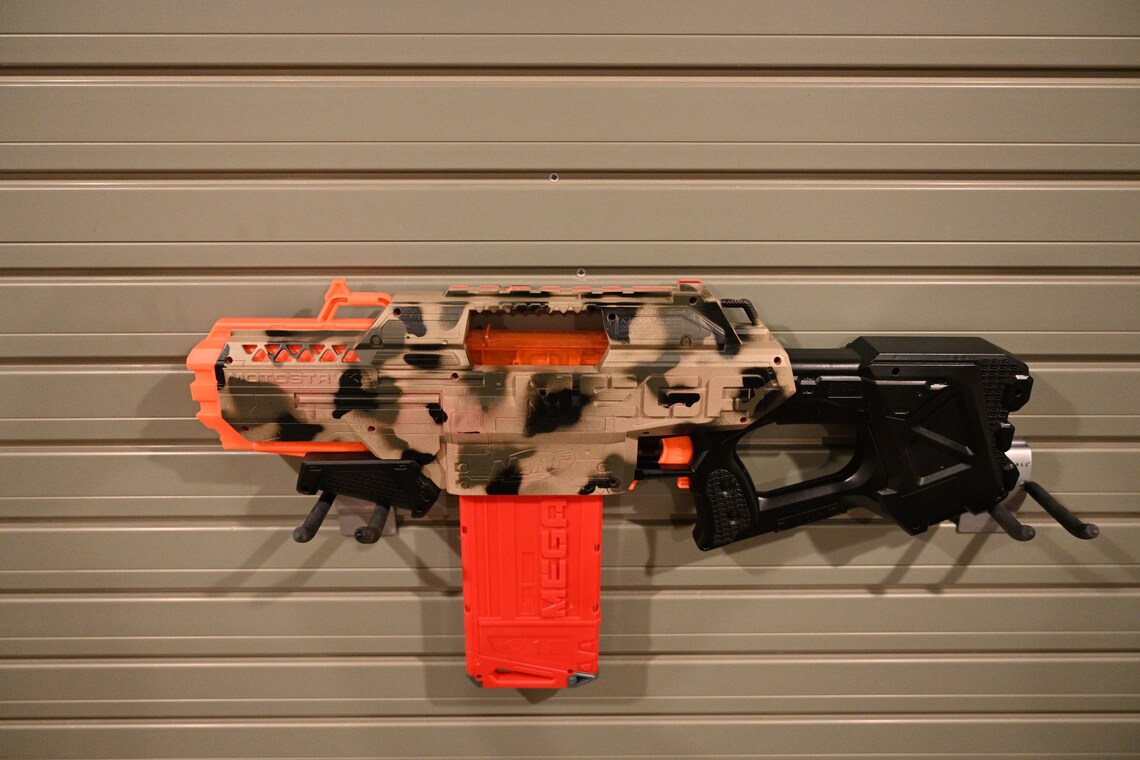 Modded Nerf Mega Motostryke With AA Battery Upgrade Camo | Etsy