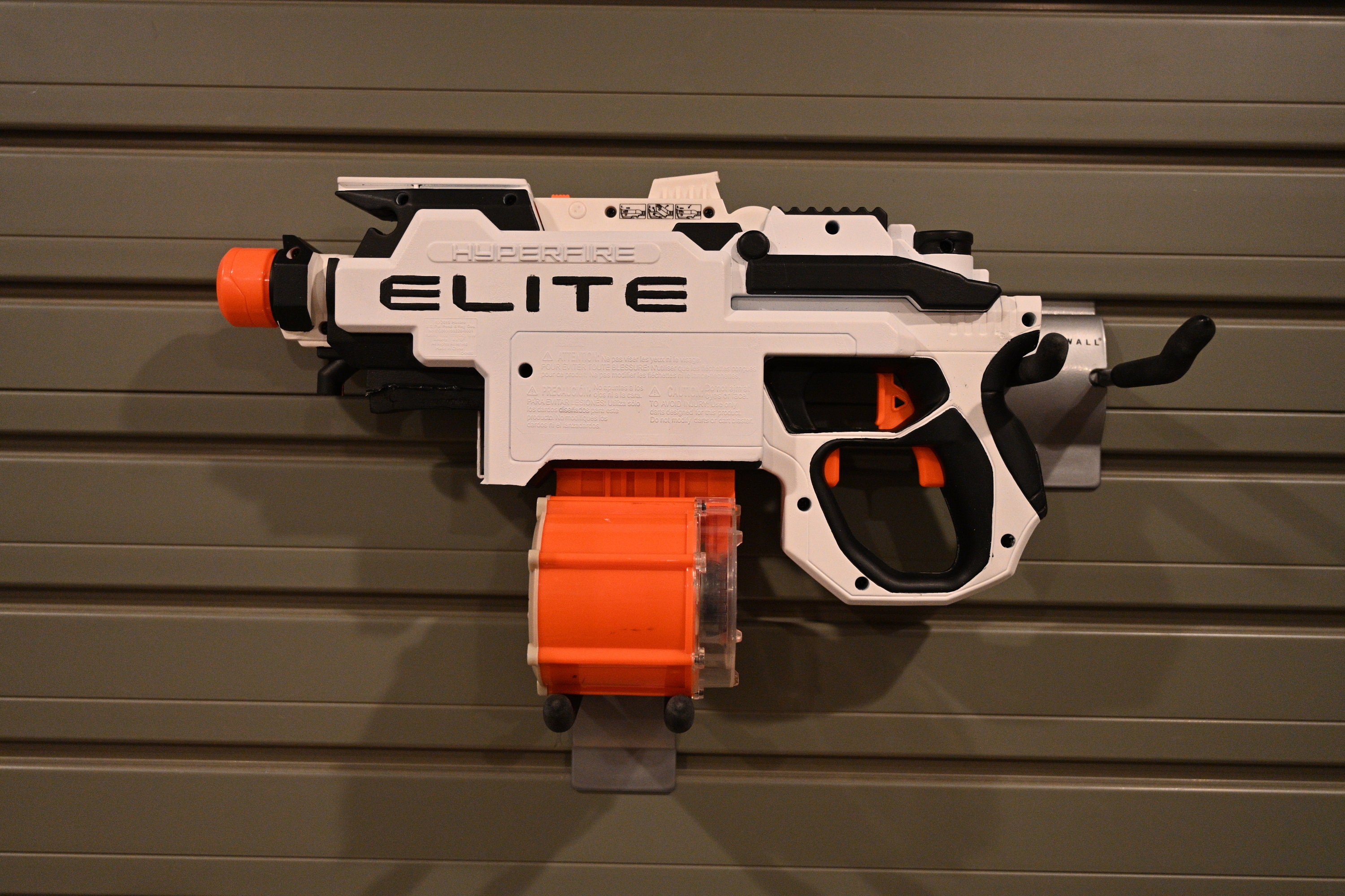 Modded Nerf Hyperfire Machine Pistol black White - Etsy