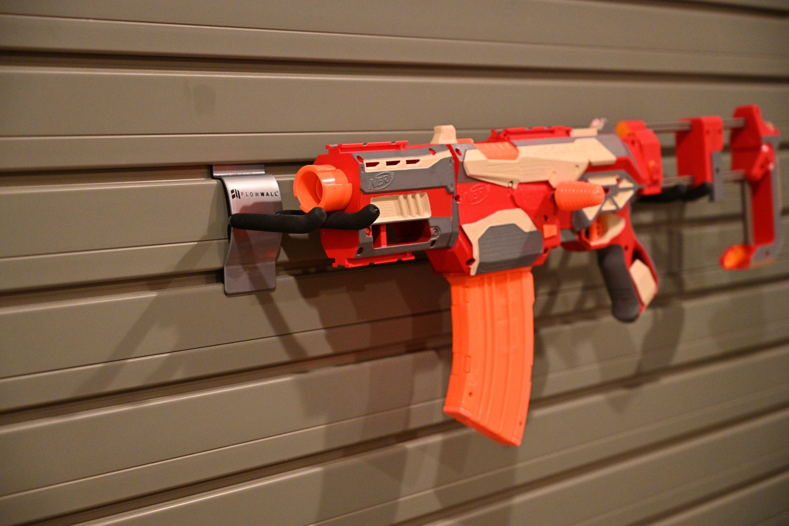 Modded Nerf TriStrike Pocket Sniper Red and Gray Etsy