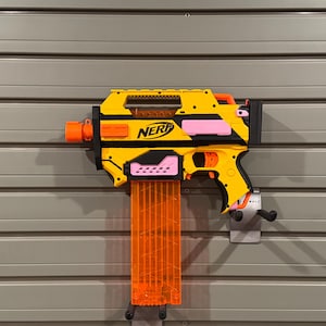 Nerf Rapidstrike Uzi (Yellow, Black and Pink)